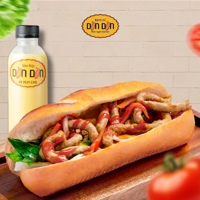 Hình ảnh OCMBO CHẢ CÁ SÀI GÒN (Bánh mì chả cá + Sữa bắp)
