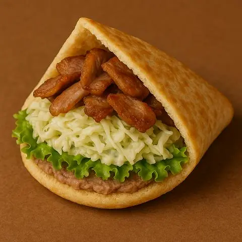 Hình ảnh Bánh Mì Tam Giác Heo - Kebab Heo