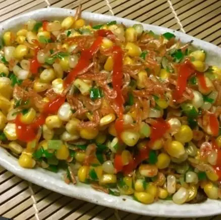Hình ảnh 1hộp Bắp Xào 2trứng muối 