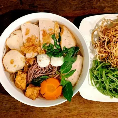 Hình ảnh Bún gạo lứt nước lèo chay