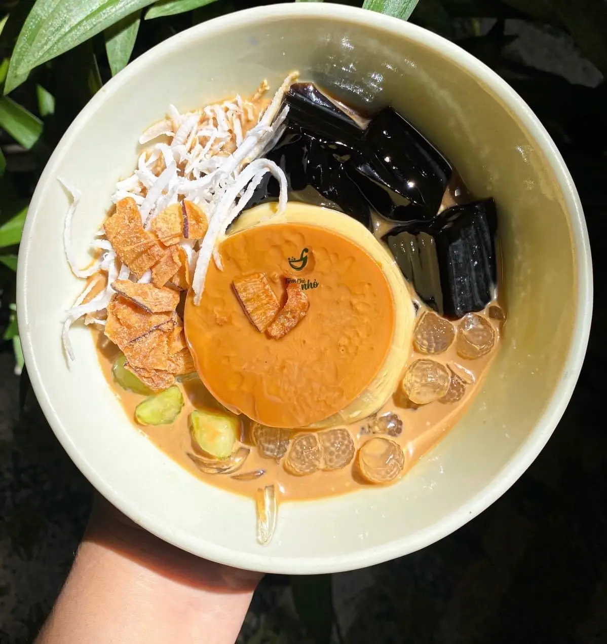 Hình ảnh Chè Flan sương sáo cà phê
