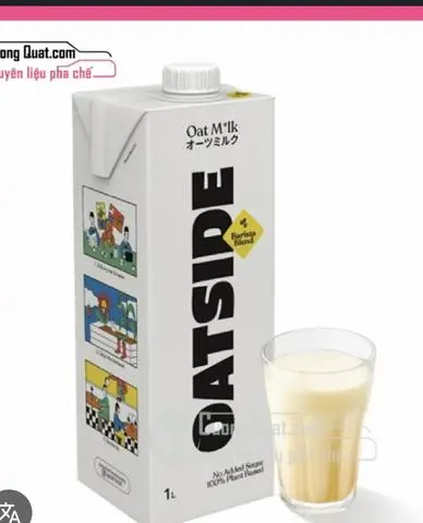 Hình ảnh latte sữa yến mạch