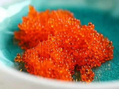 Hình ảnh Sashimi trứng cá chuồn