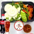 Hình ảnh Bánh Bao Heo Quay Da Giòn + Trà Tắc