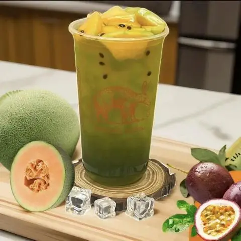 Hình ảnh Trà Dưa Lưới Chanh Dây