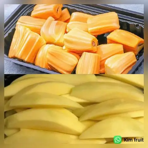 Hình ảnh Mít thái - xoài keo - kèm muối tôm