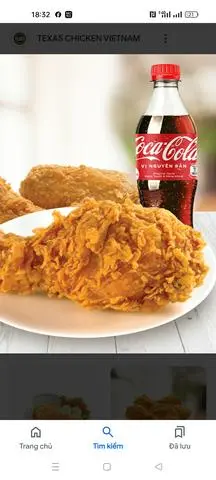 Hình ảnh Combo 1 gà - 1 coca - 50gr khoai