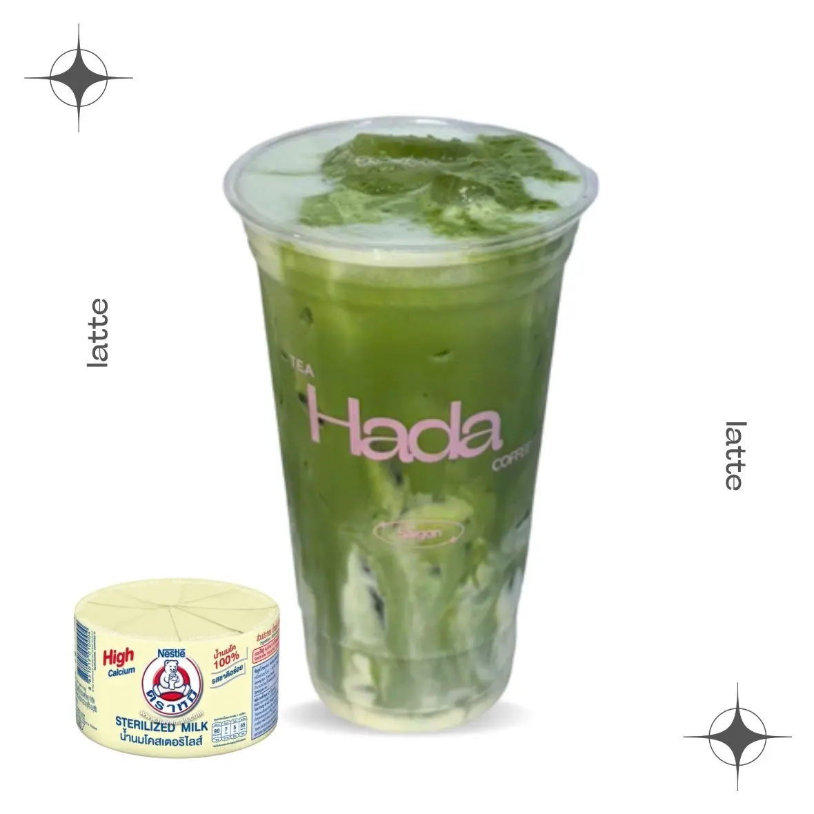 Hình ảnh Matcha Latte Sữa Gấu