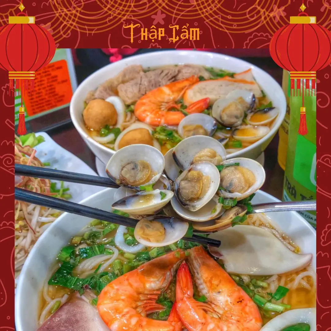Hình ảnh Combo team no nê: 2 Bún Thái cay thường + 2 Bún Thái cay thập cẩm + 4 Coca cola