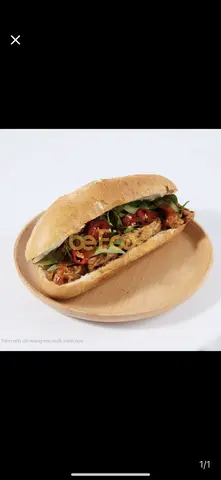 Hình ảnh bánh mì chả cá opla