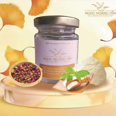Hình ảnh Yến chưng hồng hoa đường Stevia 100ml