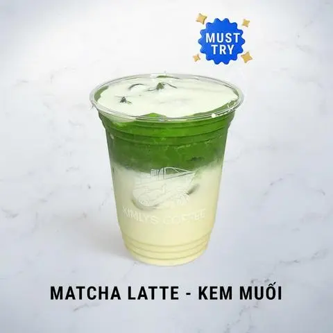Hình ảnh Matcha latte kem muối