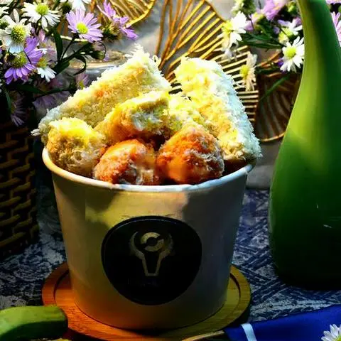 Hình ảnh Dĩa viên chiên phomai Que/viên