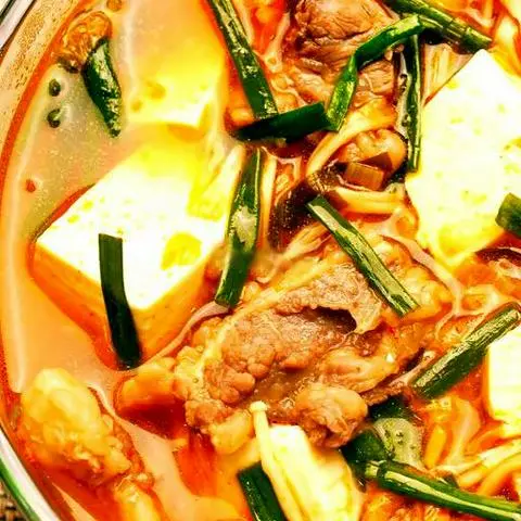Hình ảnh Canh Kim Chi Bò