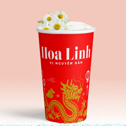 Hình ảnh Trà Xanh Hoa Cúc Machiato