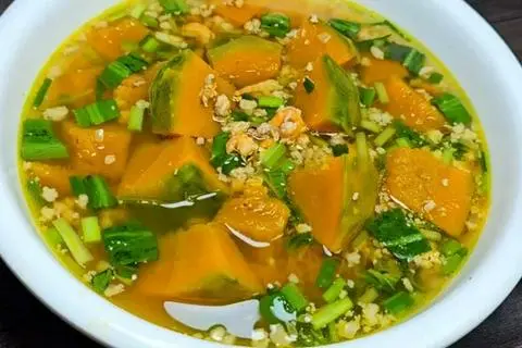Hình ảnh BÍ ĐỎ THỊT BẰM