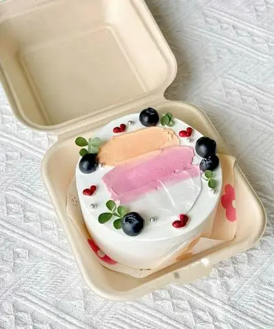 Hình ảnh Bánh kem bento việt quất