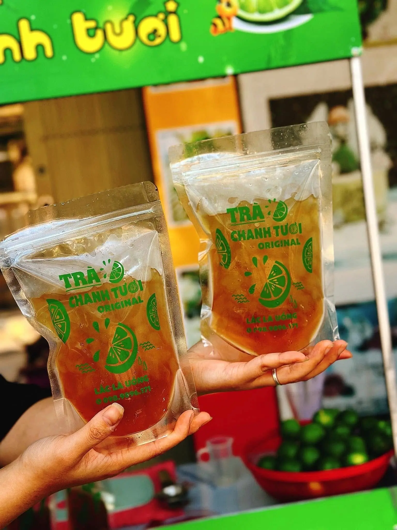 Hình ảnh Trà Chanh Tươi - Túi Zip