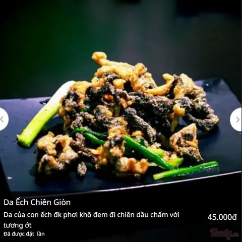 Hình ảnh Da ếch chiên giòn