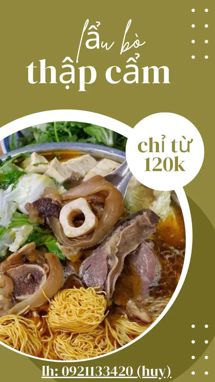 Hình ảnh Lẩu Bò Thập Cẩm 