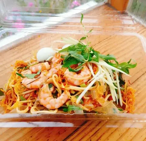 Hình ảnh Bánh tráng trộn hải sản