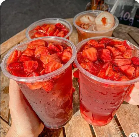 Hình ảnh Trà Dâu Tây