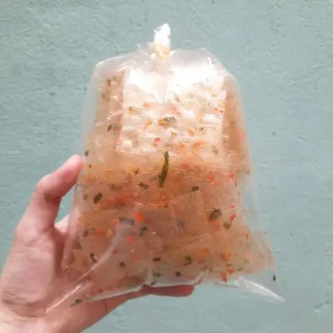 Hình ảnh Bánh tráng tỏi ruốc mỡ hành (lớn)