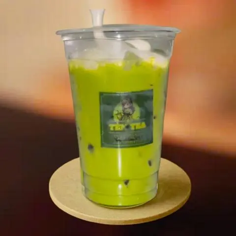 Hình ảnh Trà sữa Thái xanh kem cheese
