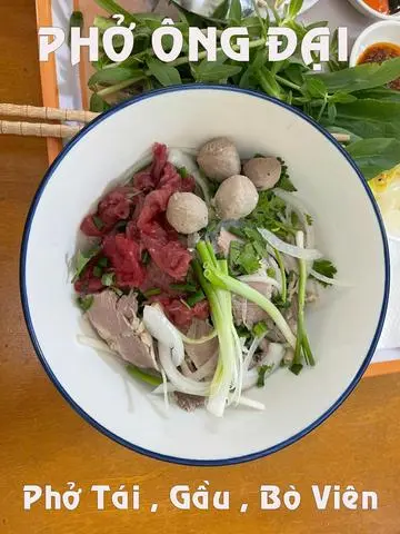 Hình ảnh phở tái,gầu,bò viên