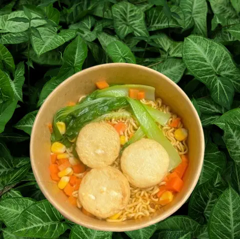 Hình ảnh mì trộn đậu hủ phomai