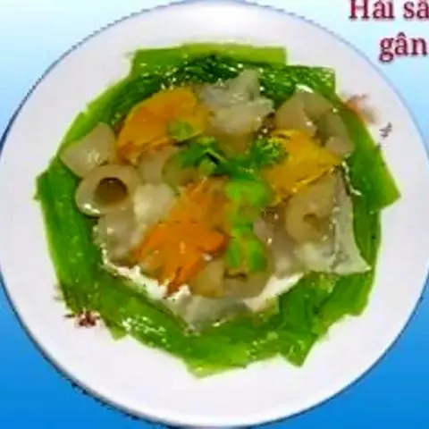 Hình ảnh Hải sâm xào gân heo