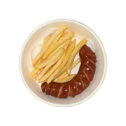 Hình ảnh Combo Xúc Xích Xong Khói 80g + Khoai Tây Chiên 120g