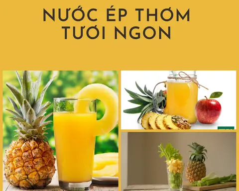 Hình ảnh Nước Ép Thơm - Chai