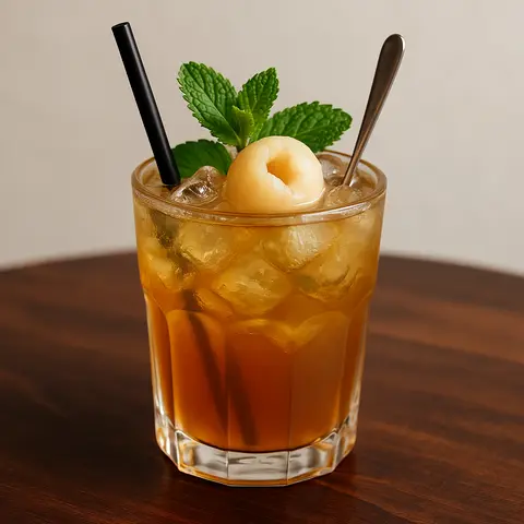 Hình ảnh Trà vải bạc hà