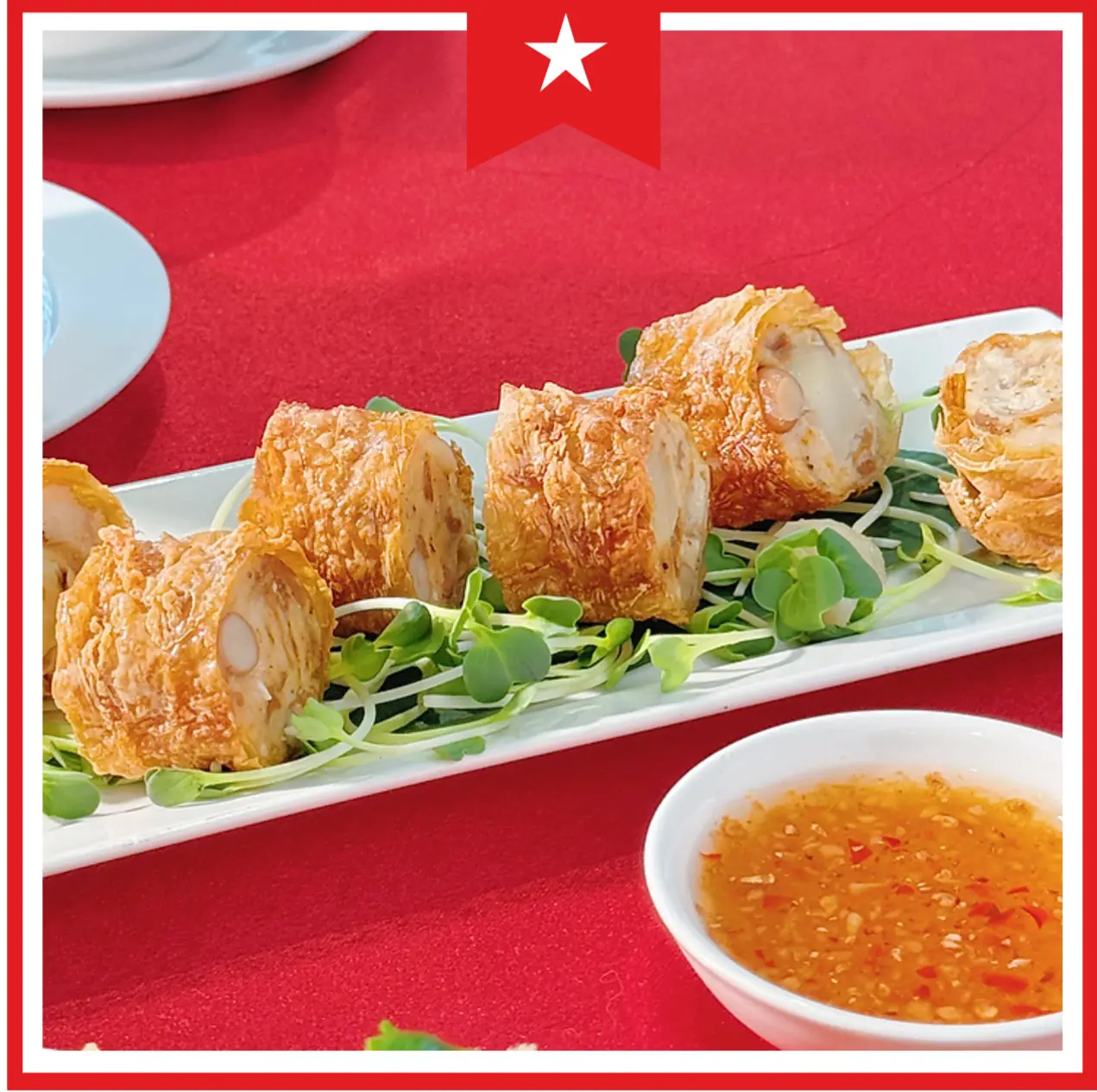 Hình ảnh Chả giò Triều Châu chay - Teochew five spices roll