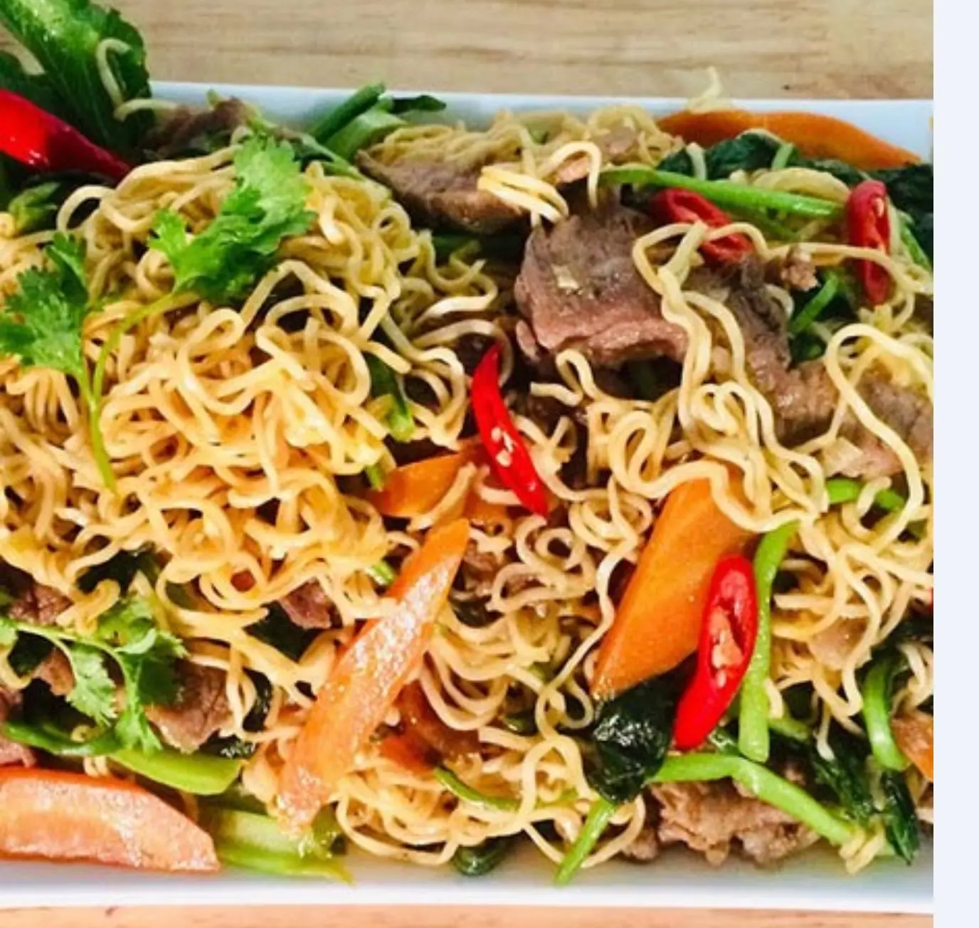 Hình ảnh MỲ (BÚN) XÀO BÒ