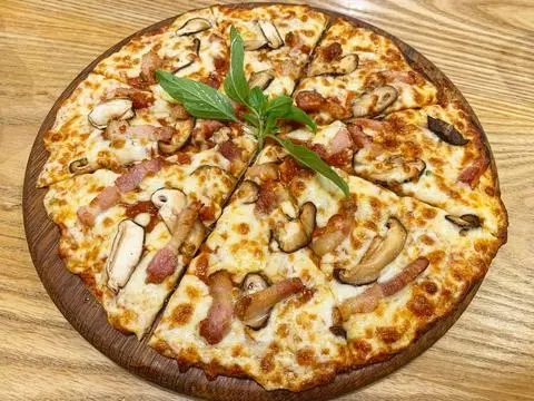 Hình ảnh Pizza gà nấm