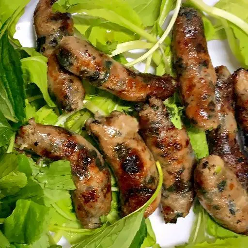 Hình ảnh Dồi dê nướng