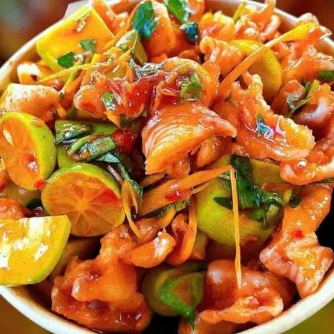 Hình ảnh Chân Gà Rút Xương Sốt Thái 