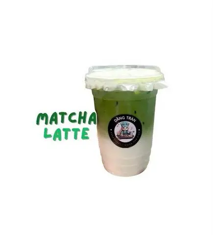 Hình ảnh Matcha latte sữa gấu
