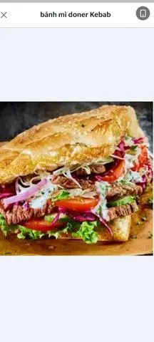 Hình ảnh bánh mì tam giác (kebab thổ nhĩ kỳ)