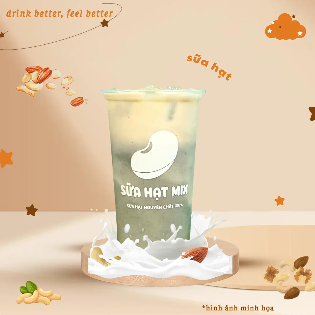 Hình ảnh Sữa Đậu Nành Mix 2 Vị