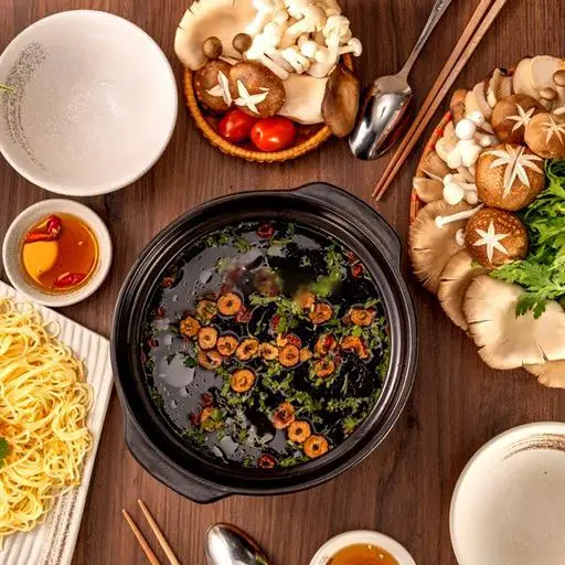 Hình ảnh Lẩu tiềm đại bổ - lớn - stewed vegan herbal hotpot - large