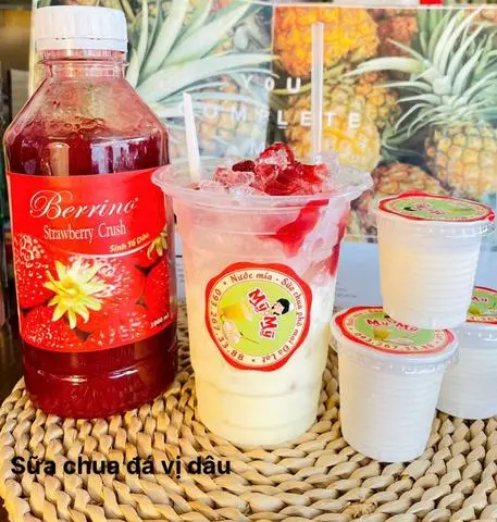 Hình ảnh Sữa chua đá vị dâu