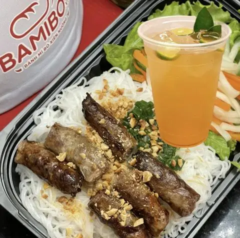 Hình ảnh Combo Bún Thịt Nướng Bò + Trà Tắc