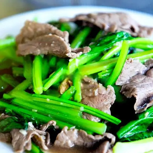 Hình ảnh Bò - Mực Xào Cải