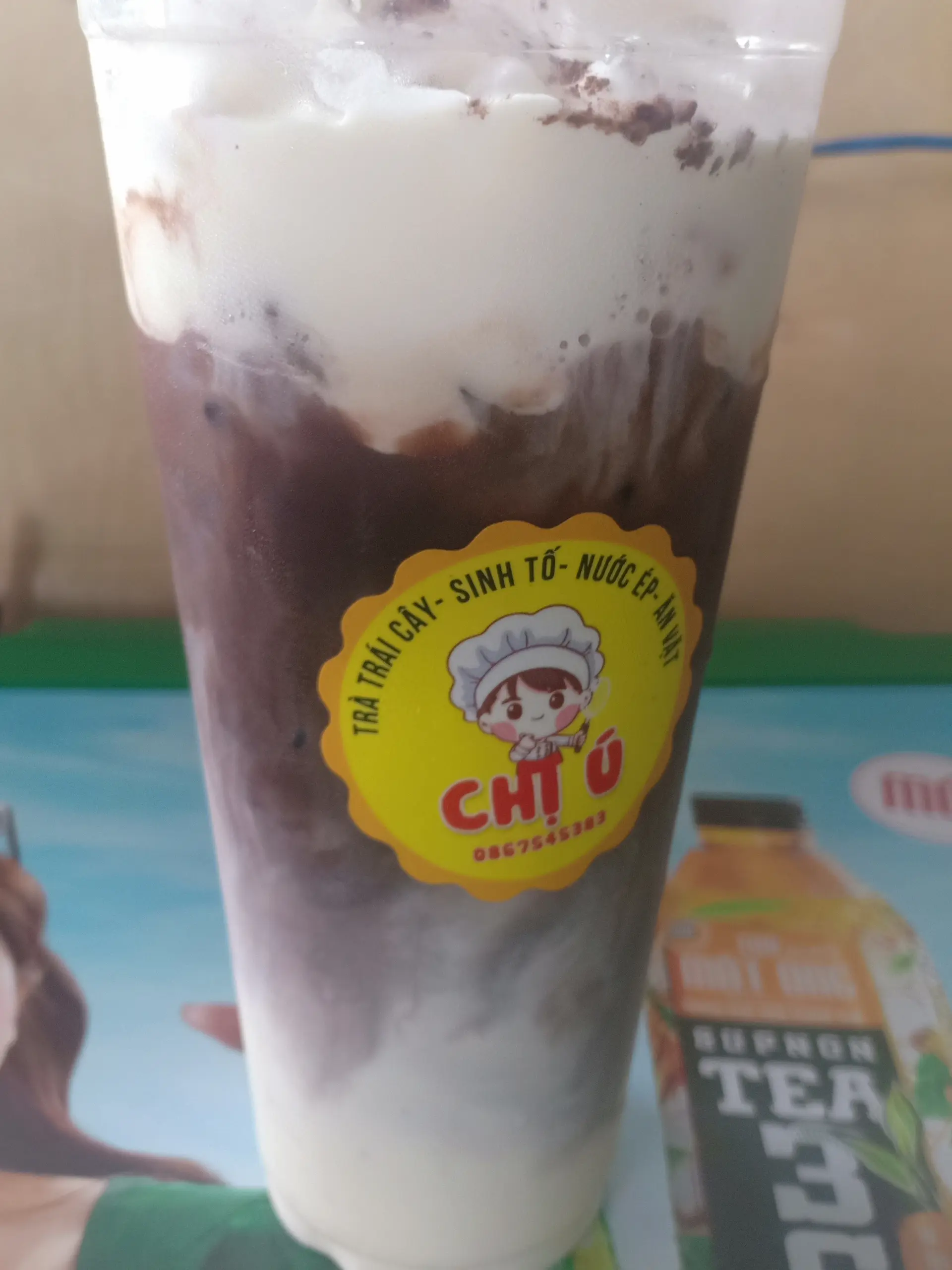 Hình ảnh latte cacao kem muối