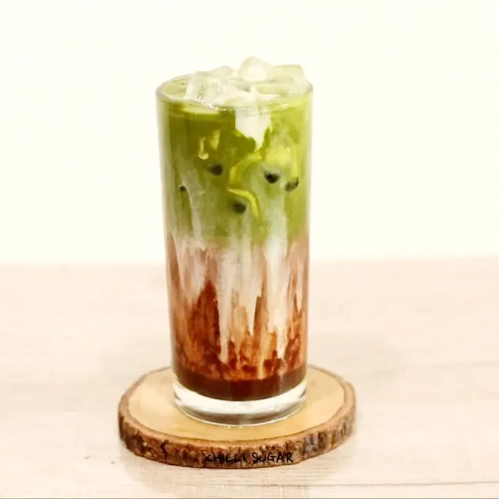 Hình ảnh Matcha Cacao latte - size L = 700ml 