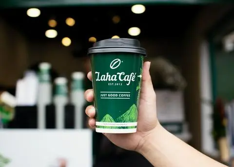 Hình ảnh Cà phê sữa nóng - size L