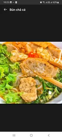 Hình ảnh bún chả cá